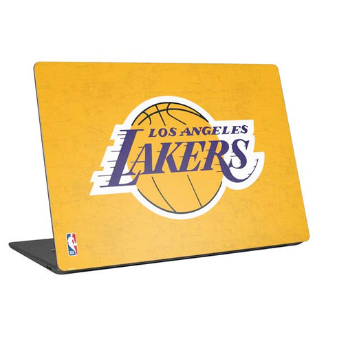 NBA Los Angeles Lakers Distressed Universal Laptop 16.6in (13.4 x 9.7in) Skin